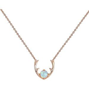 PAVOI 14K Gold Plated Created Opal Necklace Opal Necklaces for Women